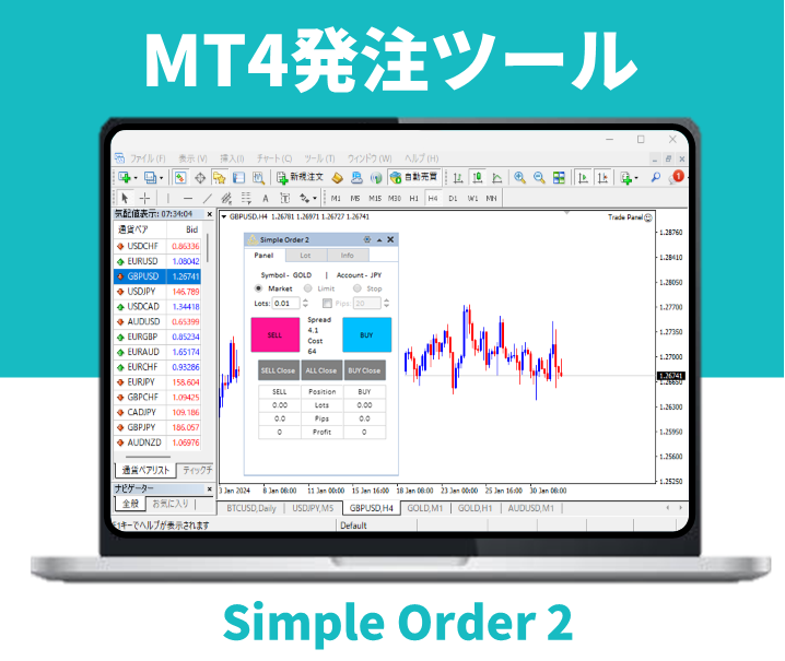 MT4 発注ツール