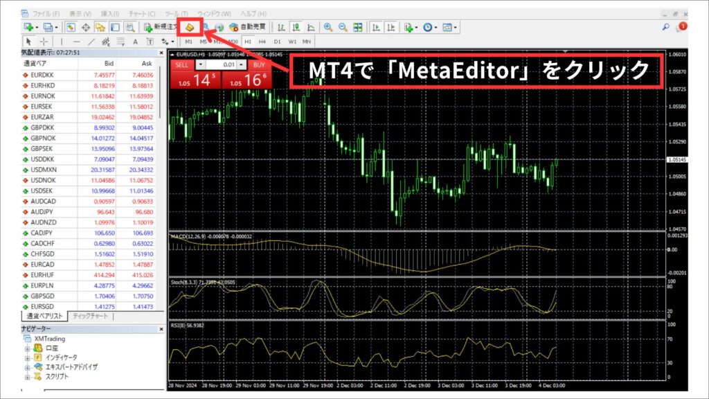 MT4 MACD 2本　線